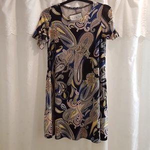 Tee for the Soul paisley dress size M